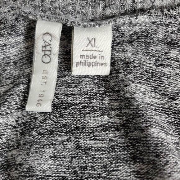 Cato Women’s Gray Marled Knit Sweater XL - Picture 5 of 6